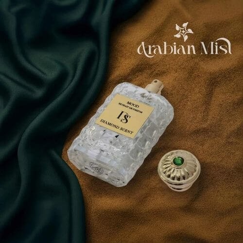 Mood perfume close up Arabian Mist Dubai citrus fresh clean fragrance summer scent unisex